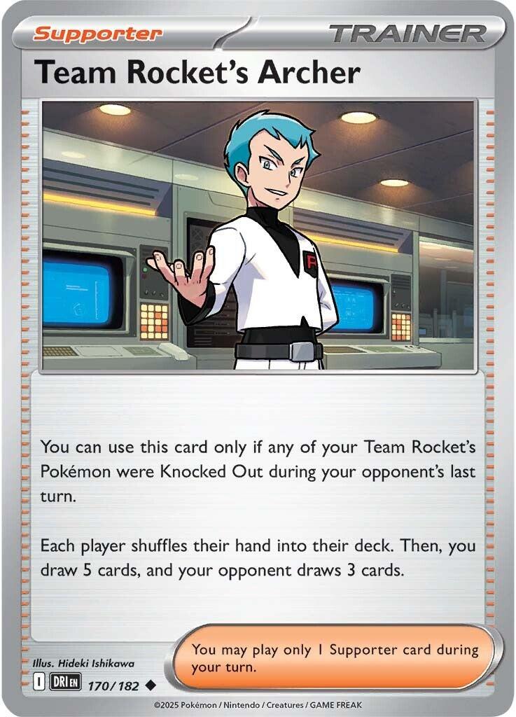 Team Rocket's Archer (170/182) [Scarlet & Violet: Destined Rivals] | Gear Gaming Bentonville