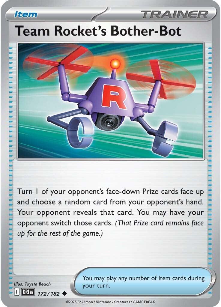 Team Rocket's Bother-Bot (172/182) [Scarlet & Violet: Destined Rivals] | Gear Gaming Bentonville
