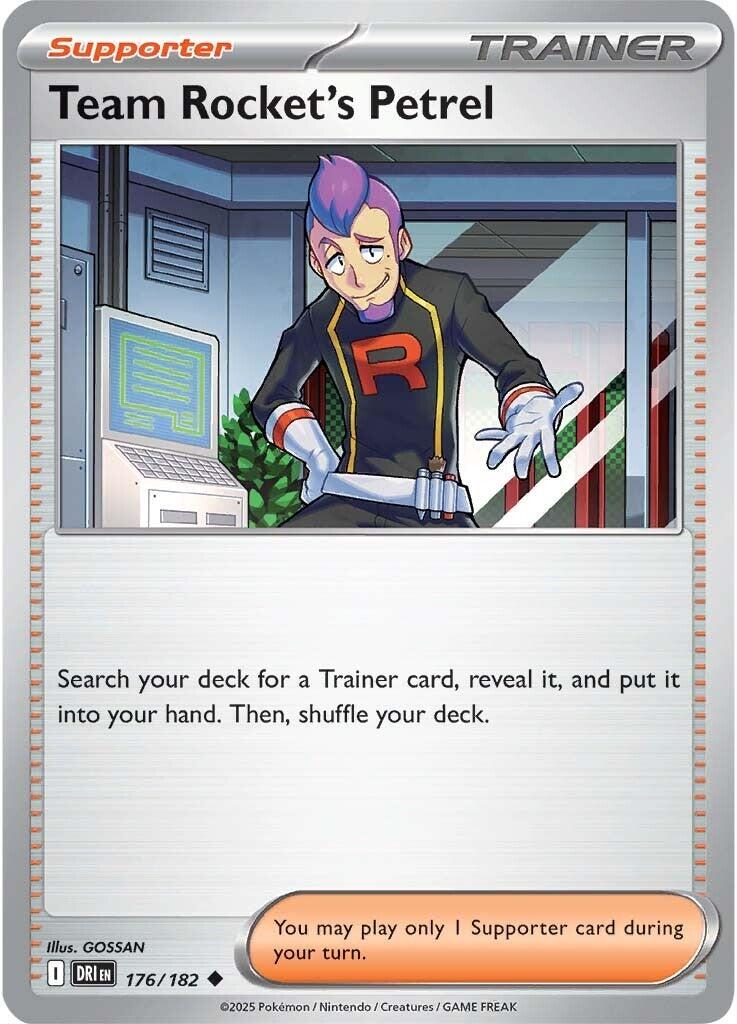Team Rocket's Petrel (176/182) [Scarlet & Violet: Destined Rivals] | Gear Gaming Bentonville