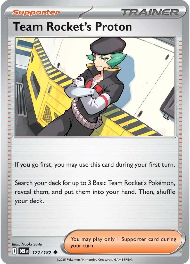 Team Rocket's Proton (177/182) [Scarlet & Violet: Destined Rivals] | Gear Gaming Bentonville