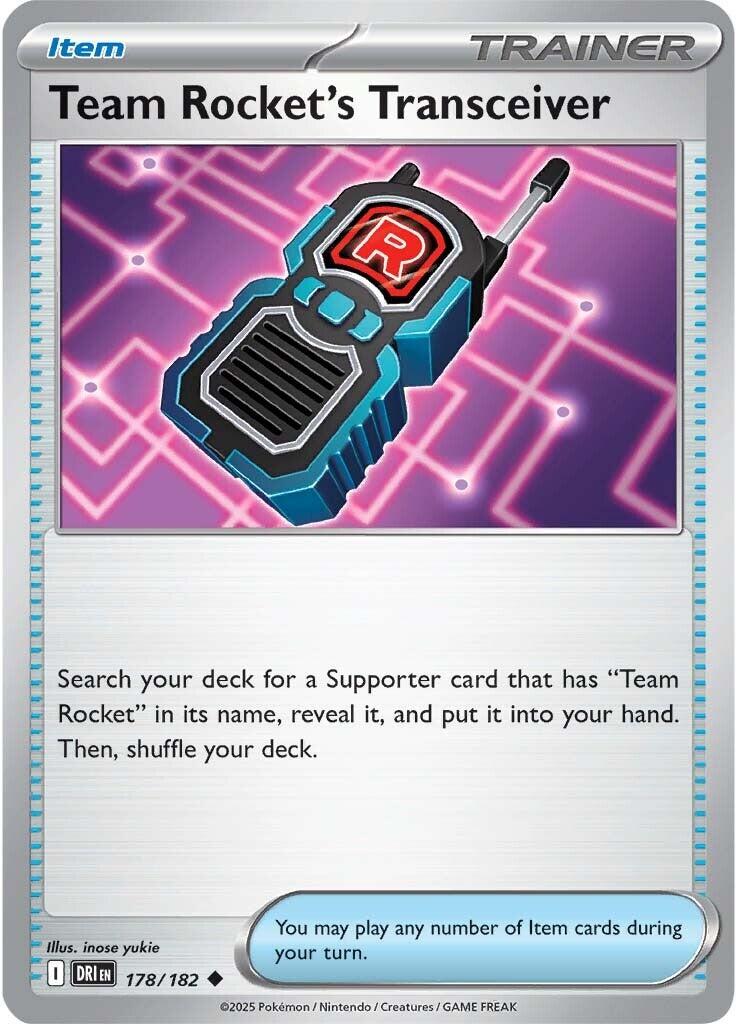 Team Rocket's Transceiver (178/182) [Scarlet & Violet: Destined Rivals] | Gear Gaming Bentonville