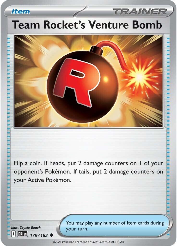 Team Rocket's Venture Bomb (179/182) [Scarlet & Violet: Destined Rivals] | Gear Gaming Bentonville