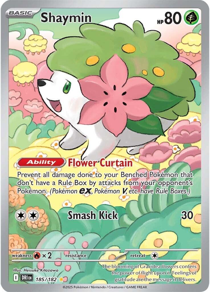 Shaymin (185/182) [Scarlet & Violet: Destined Rivals] | Gear Gaming Bentonville