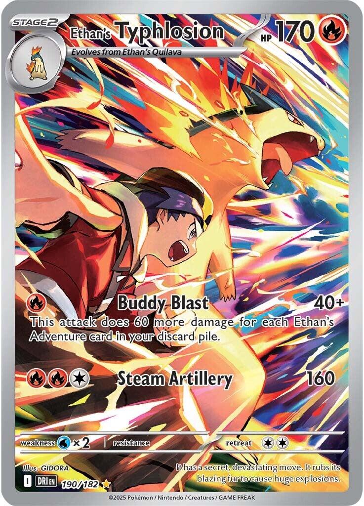 Ethan's Typhlosion (190/182) [Scarlet & Violet: Destined Rivals] | Gear Gaming Bentonville