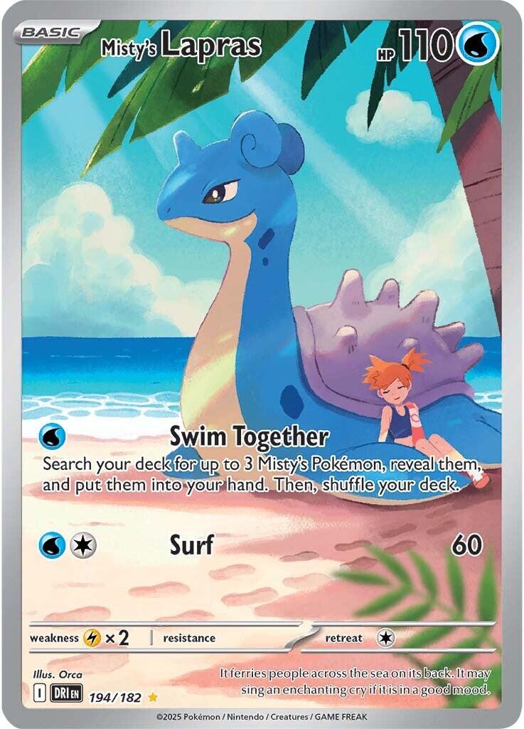 Misty's Lapras (194/182) [Scarlet & Violet: Destined Rivals] | Gear Gaming Bentonville