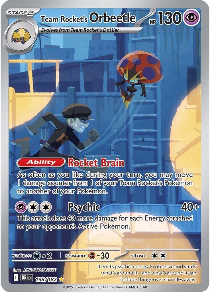 Team Rocket's Orbeetle (198/182) [Scarlet & Violet: Destined Rivals] | Gear Gaming Bentonville