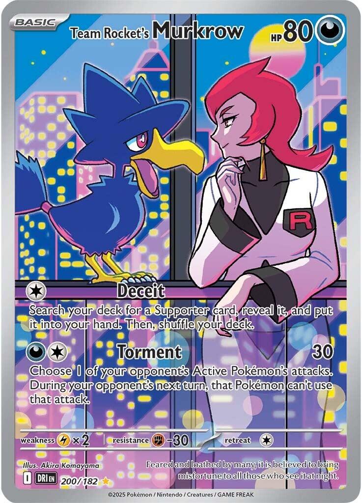 Team Rocket's Murkrow (200/182) [Scarlet & Violet: Destined Rivals] | Gear Gaming Bentonville
