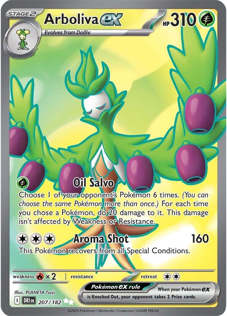 Arboliva ex (207/182) [Scarlet & Violet: Destined Rivals] | Gear Gaming Bentonville