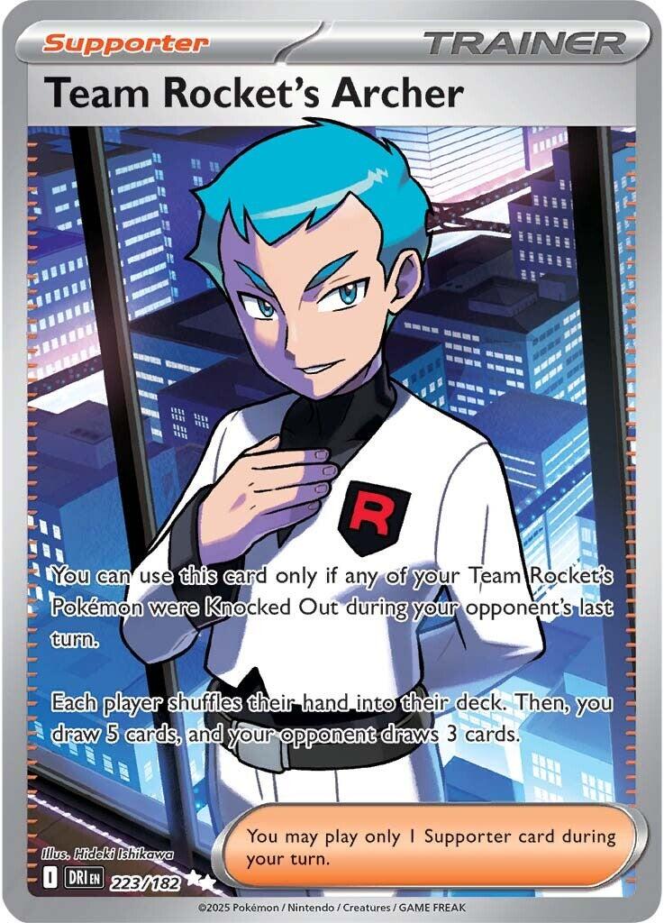 Team Rocket's Archer (223/182) [Scarlet & Violet: Destined Rivals] | Gear Gaming Bentonville