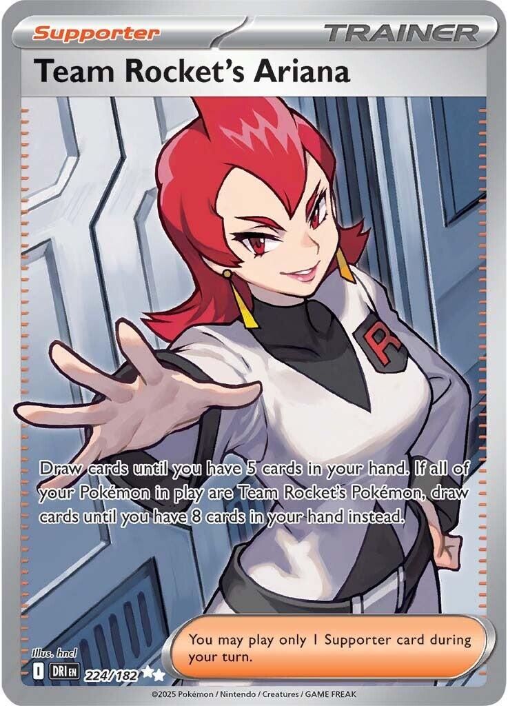 Team Rocket's Ariana (224/182) [Scarlet & Violet: Destined Rivals] | Gear Gaming Bentonville
