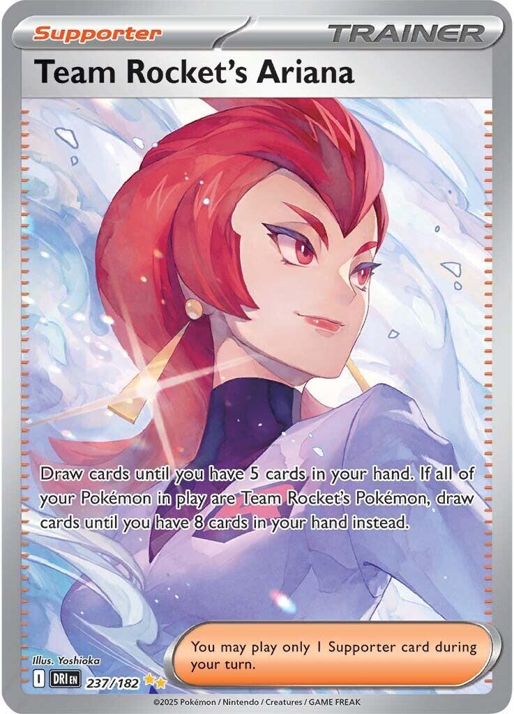 Team Rocket's Ariana (237/182) [Scarlet & Violet: Destined Rivals] | Gear Gaming Bentonville