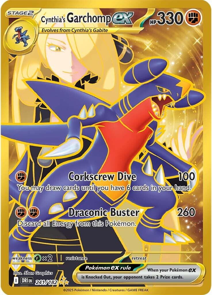 Cynthia's Garchomp ex (241/182) [Scarlet & Violet: Destined Rivals] | Gear Gaming Bentonville