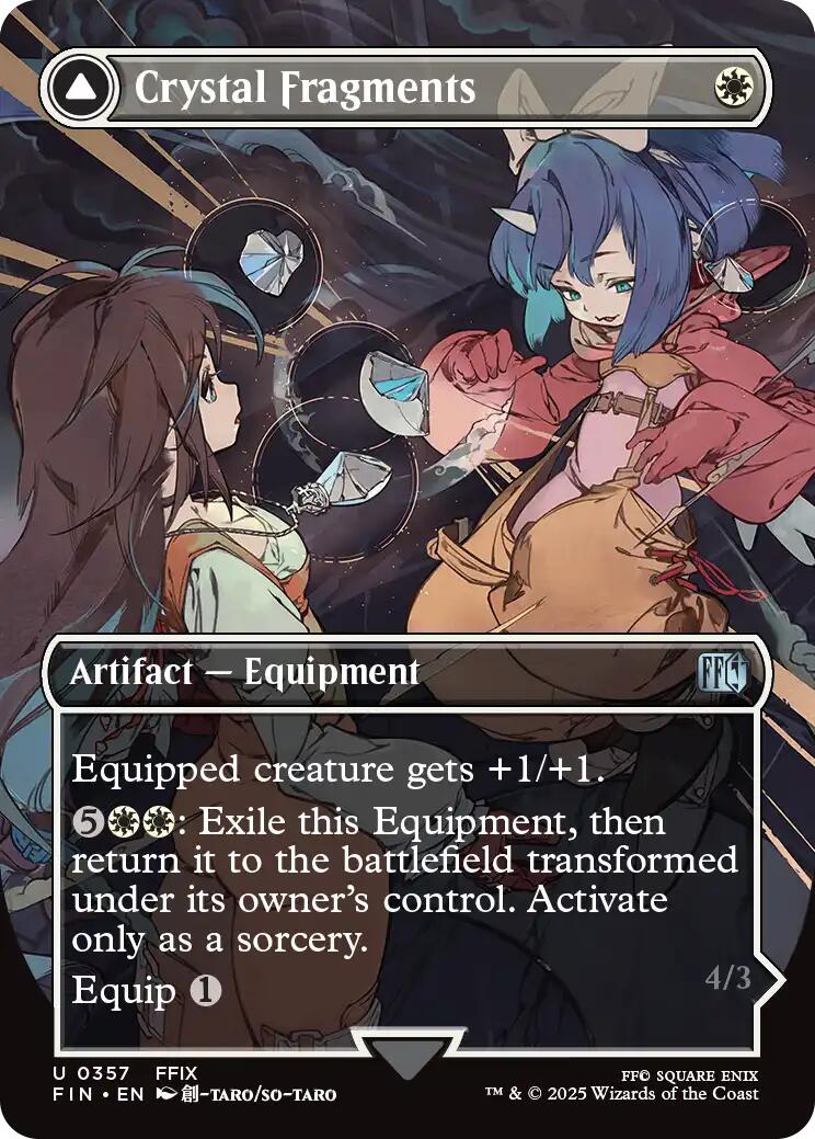Crystal Fragments // Summon: Alexander (Borderless) [FINAL FANTASY] | Gear Gaming Bentonville