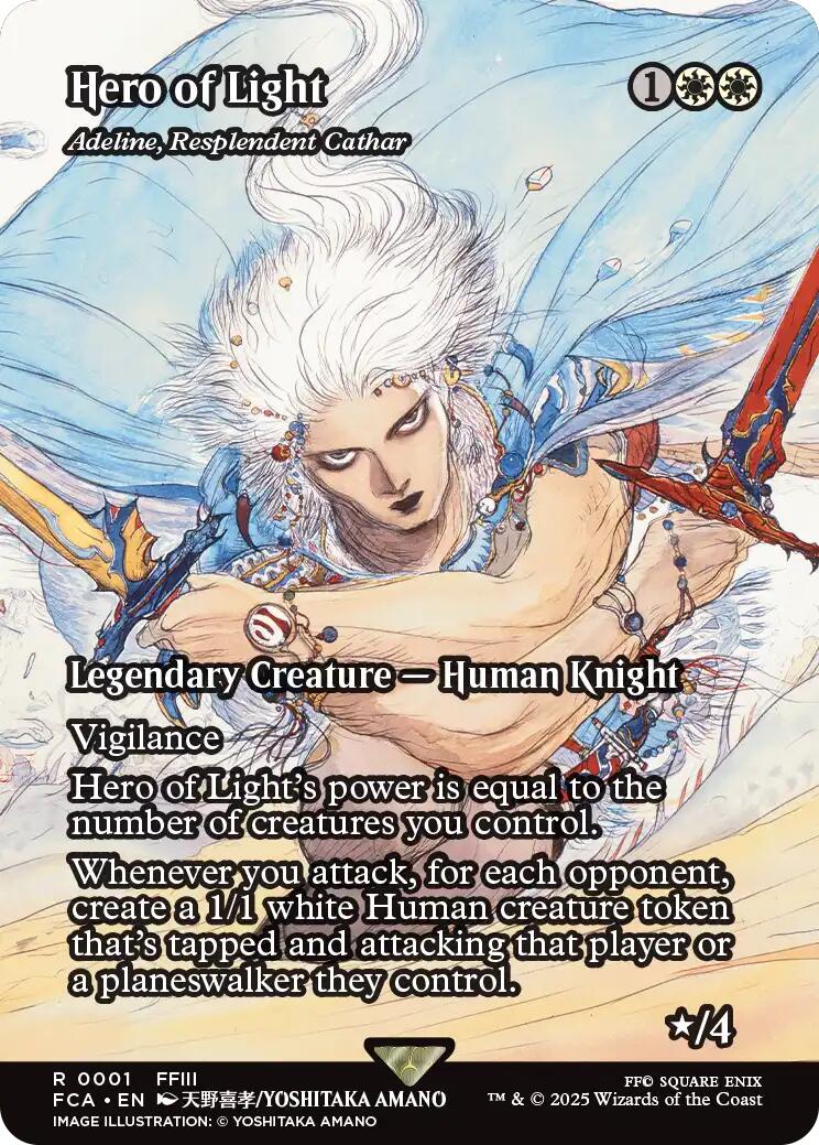 Hero of Light - Adeline, Resplendent Cathar (Showcase) [FINAL FANTASY : Through the Ages] | Gear Gaming Bentonville