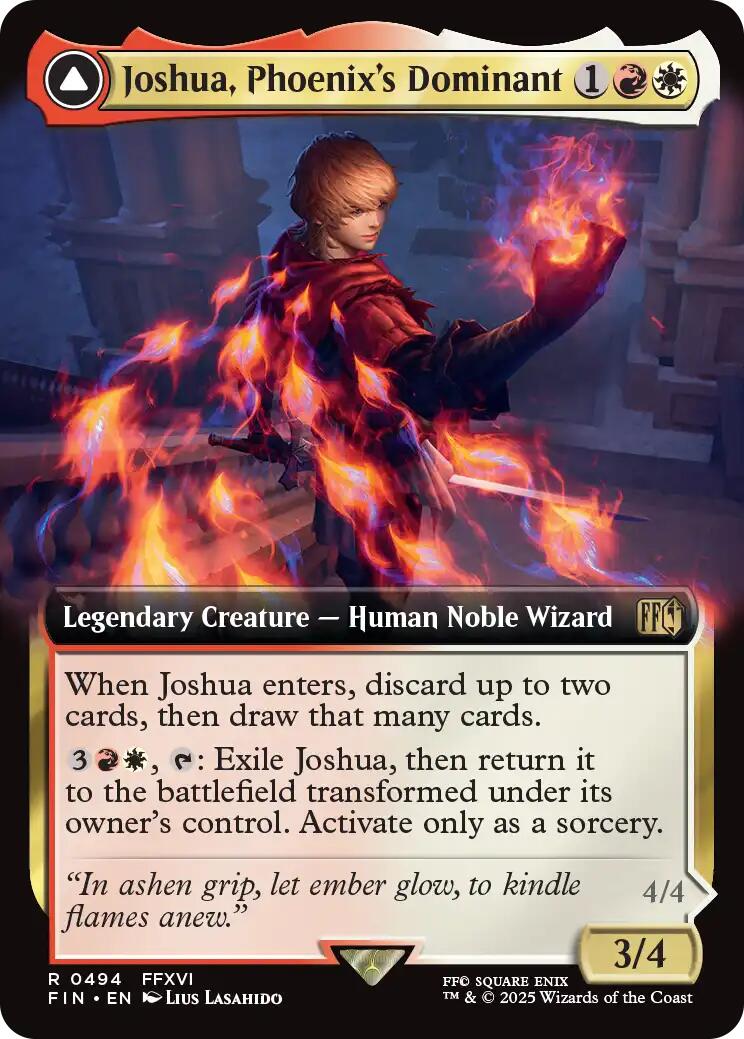 Joshua, Phoenix's Dominant (Extended Art) [FINAL FANTASY] | Gear Gaming Bentonville