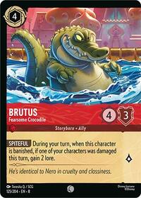 Brutus - Fearsome Crocodile (Foil) (125/204) [Reign of Jafar] | Gear Gaming Bentonville