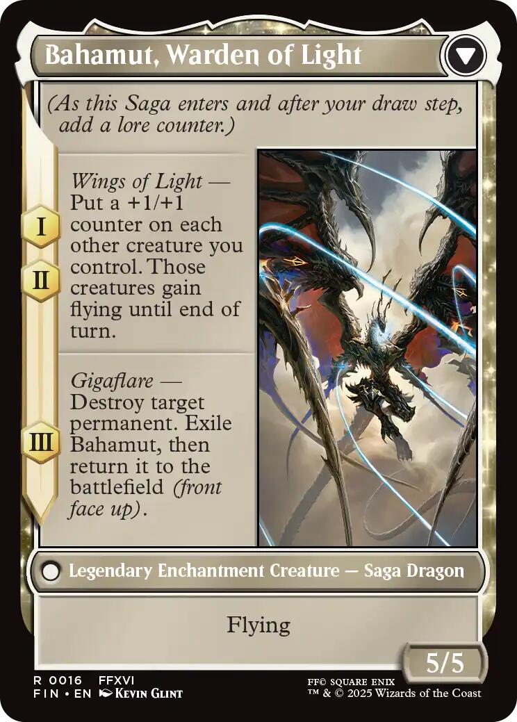 Dion, Bahamut's Dominant // Bahamut, Warden of Light [FINAL FANTASY] | Gear Gaming Bentonville