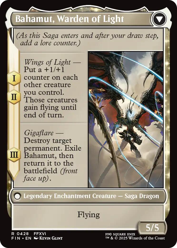 Dion, Bahamut's Dominant // Bahamut, Warden of Light (Extended Art) [FINAL FANTASY] | Gear Gaming Bentonville