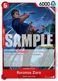 Roronoa Zoro [A Fist of Divine Speed Release Event Cards] | Gear Gaming Bentonville