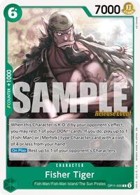 Fisher Tiger [A Fist of Divine Speed Release Event Cards] | Gear Gaming Bentonville