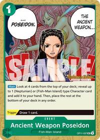 Ancient Weapon Poseidon [A Fist of Divine Speed Release Event Cards] | Gear Gaming Bentonville