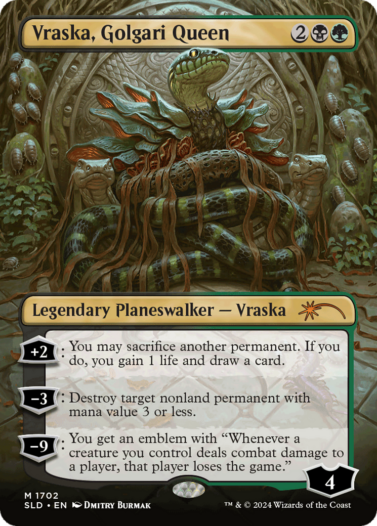 Vraska, Golgari Queen (1702) (Rainbow Foil) [Secret Lair Drop Series] | Gear Gaming Bentonville