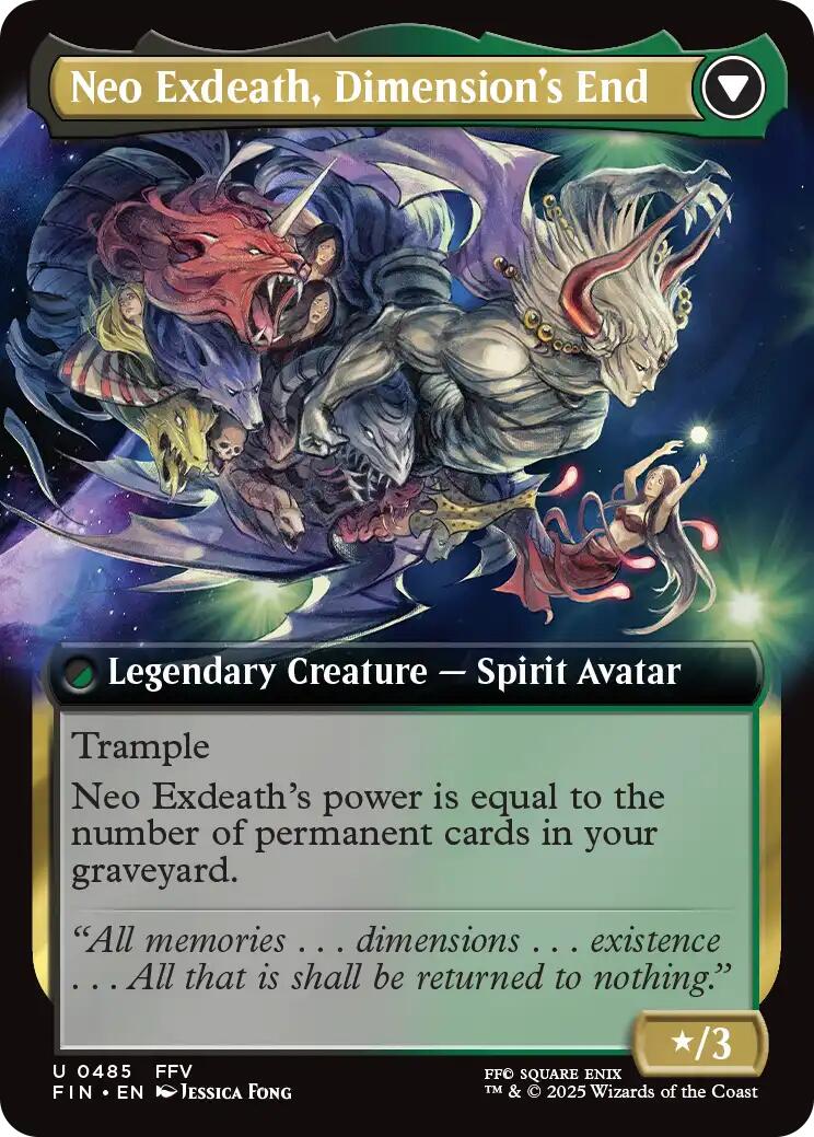 Exdeath, Void Warlock // Neo Exdeath, Dimension's End (Extended Art) [FINAL FANTASY] | Gear Gaming Bentonville