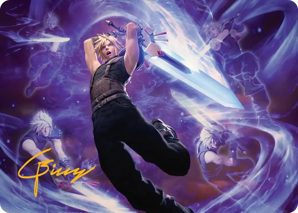 Cloud's Limit Break Art Card (Gold-Stamped Signature) [FINAL FANTASY Art Series] | Gear Gaming Bentonville