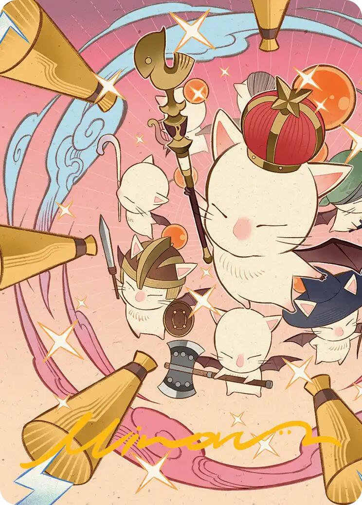 Summon: Good King Mog XII Art Card (Gold-Stamped Signature) [FINAL FANTASY Art Series] | Gear Gaming Bentonville