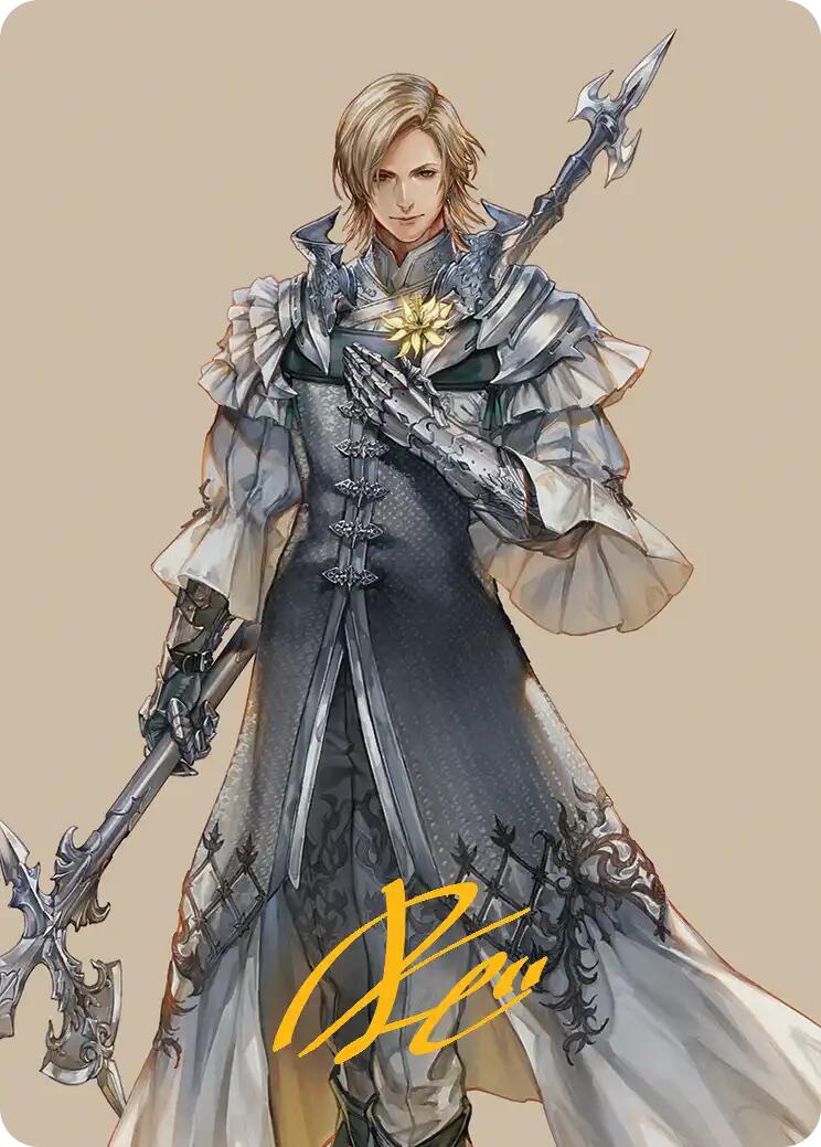Dion, Bahamut's Dominant Art Card (Gold-Stamped Signature) [FINAL FANTASY Art Series] | Gear Gaming Bentonville