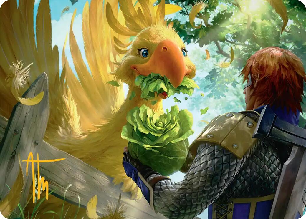 Gysahl Greens Art Card (Gold-Stamped Signature) [FINAL FANTASY Art Series] | Gear Gaming Bentonville