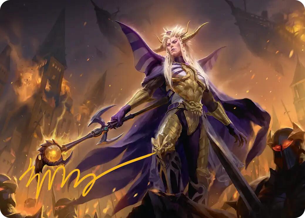 The Emperor of Palamecia Art Card (Gold-Stamped Signature) [FINAL FANTASY Art Series] | Gear Gaming Bentonville