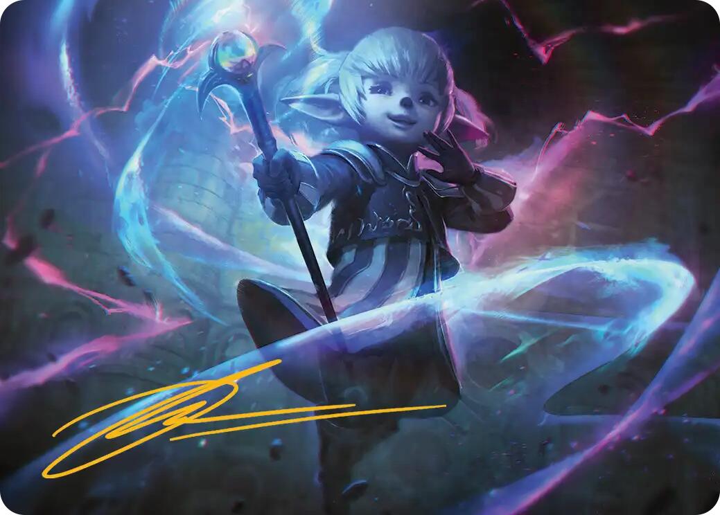 Shantotto, Tactician Magician Art Card (Gold-Stamped Signature) [FINAL FANTASY Art Series] | Gear Gaming Bentonville