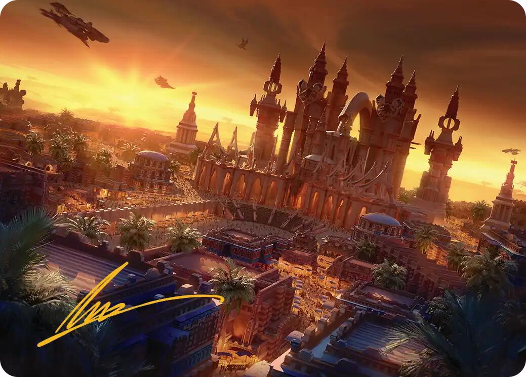 Rabanastre, Royal City Art Card (Gold-Stamped Signature) [FINAL FANTASY Art Series] | Gear Gaming Bentonville