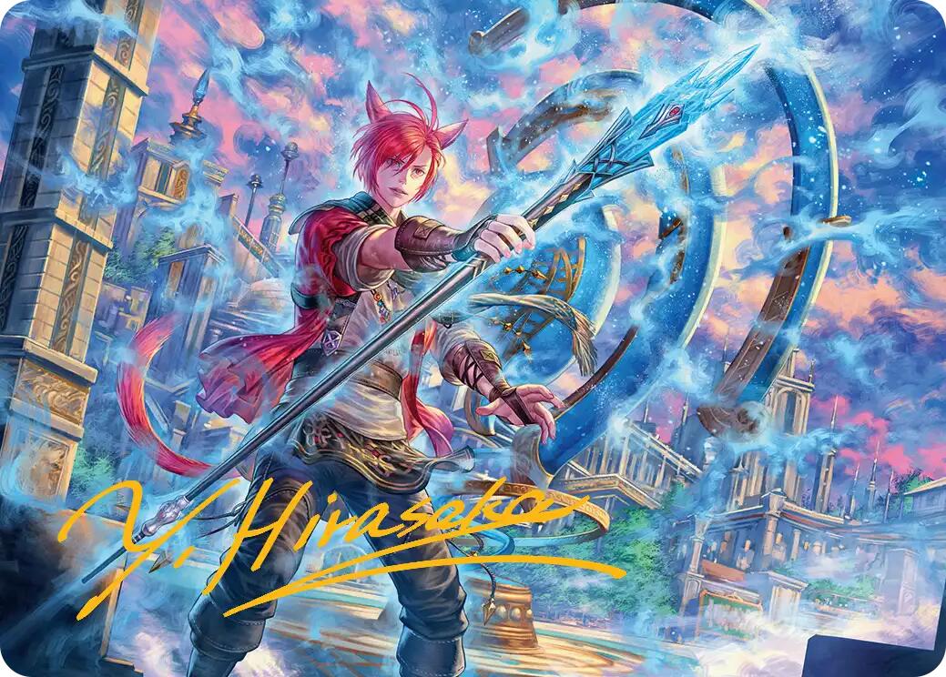G'raha Tia, Scion Reborn Art Card (19) (Gold-Stamped Signature) [FINAL FANTASY Art Series] | Gear Gaming Bentonville