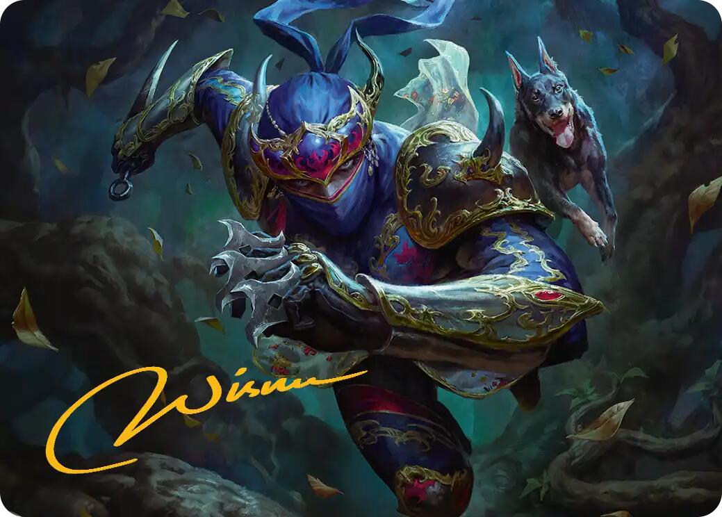 Shadow, Mysterious Assassin Art Card (Gold-Stamped Signature) [FINAL FANTASY Art Series] | Gear Gaming Bentonville