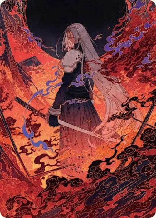 Nibelheim Aflame Art Card [FINAL FANTASY Art Series] | Gear Gaming Bentonville