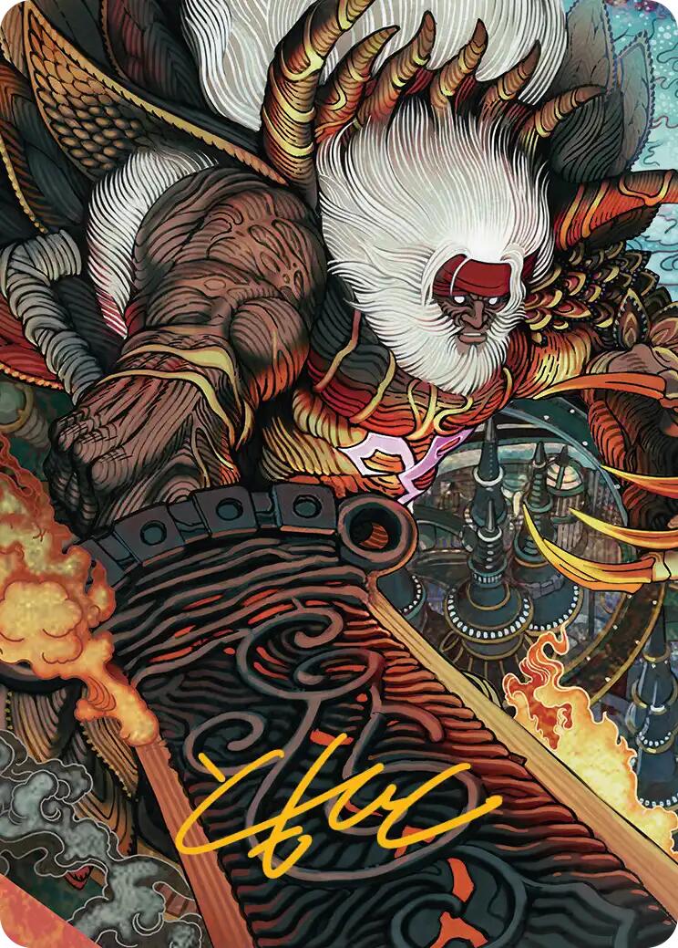 Braska's Final Aeon Art Card (Gold-Stamped Signature) [FINAL FANTASY Art Series] | Gear Gaming Bentonville