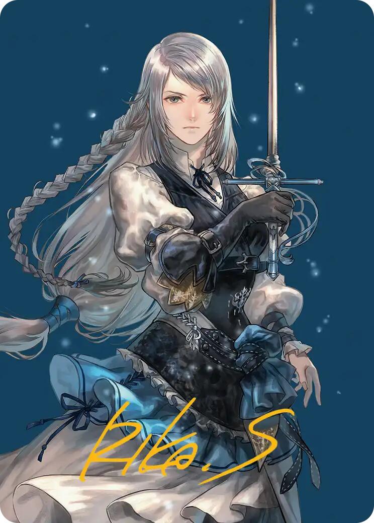 Jill, Shiva's Dominant Art Card (Gold-Stamped Signature) [FINAL FANTASY Art Series] | Gear Gaming Bentonville