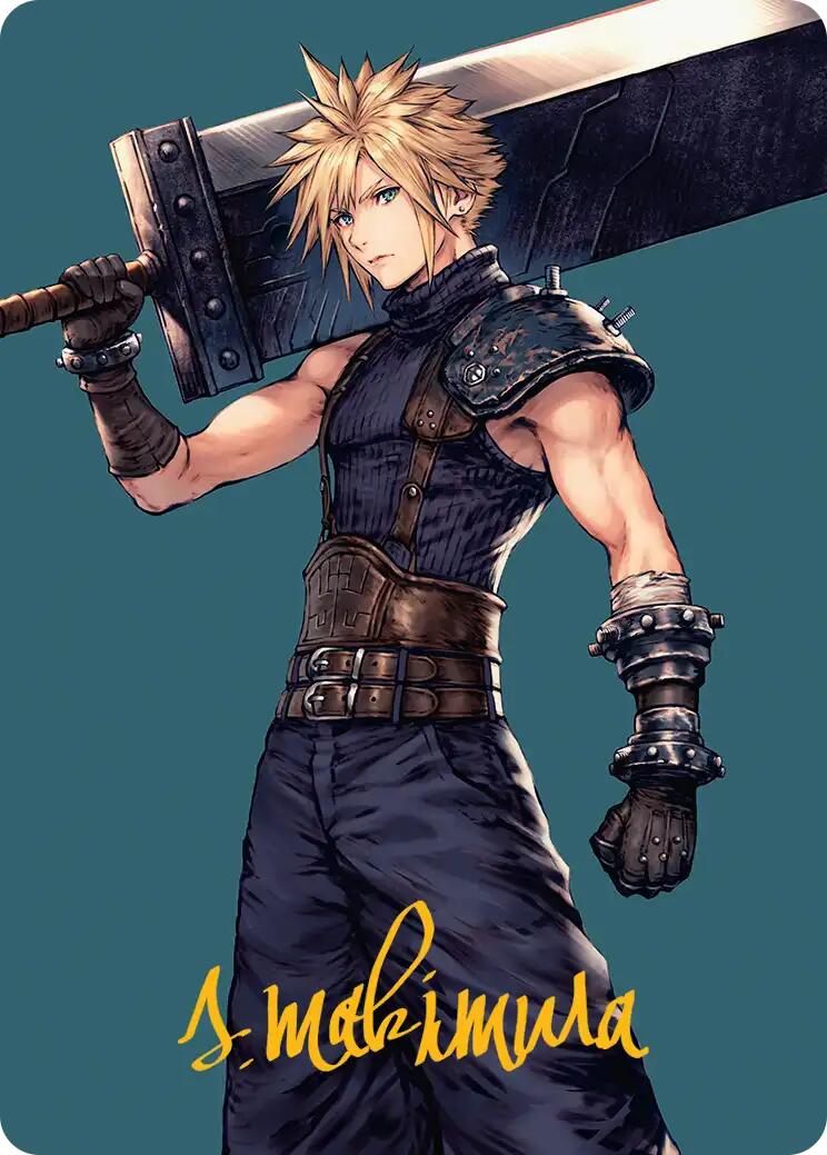 Cloud, Ex-SOLDIER Art Card (Gold-Stamped Signature) [FINAL FANTASY Art Series] | Gear Gaming Bentonville