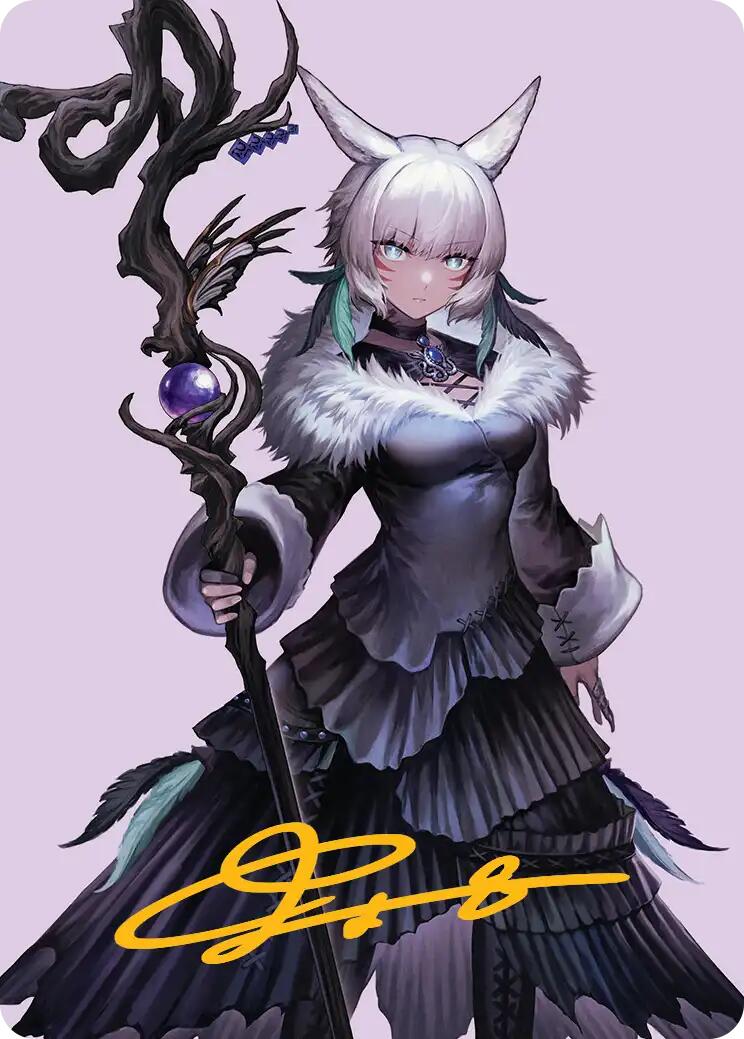 Y'shtola, Night's Blessed Art Card (53) (Gold-Stamped Signature) [FINAL FANTASY Art Series] | Gear Gaming Bentonville