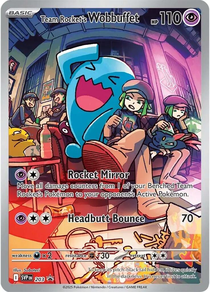 Team Rocket's Wobbuffet (203) [Scarlet & Violet: Black Star Promos] | Gear Gaming Bentonville