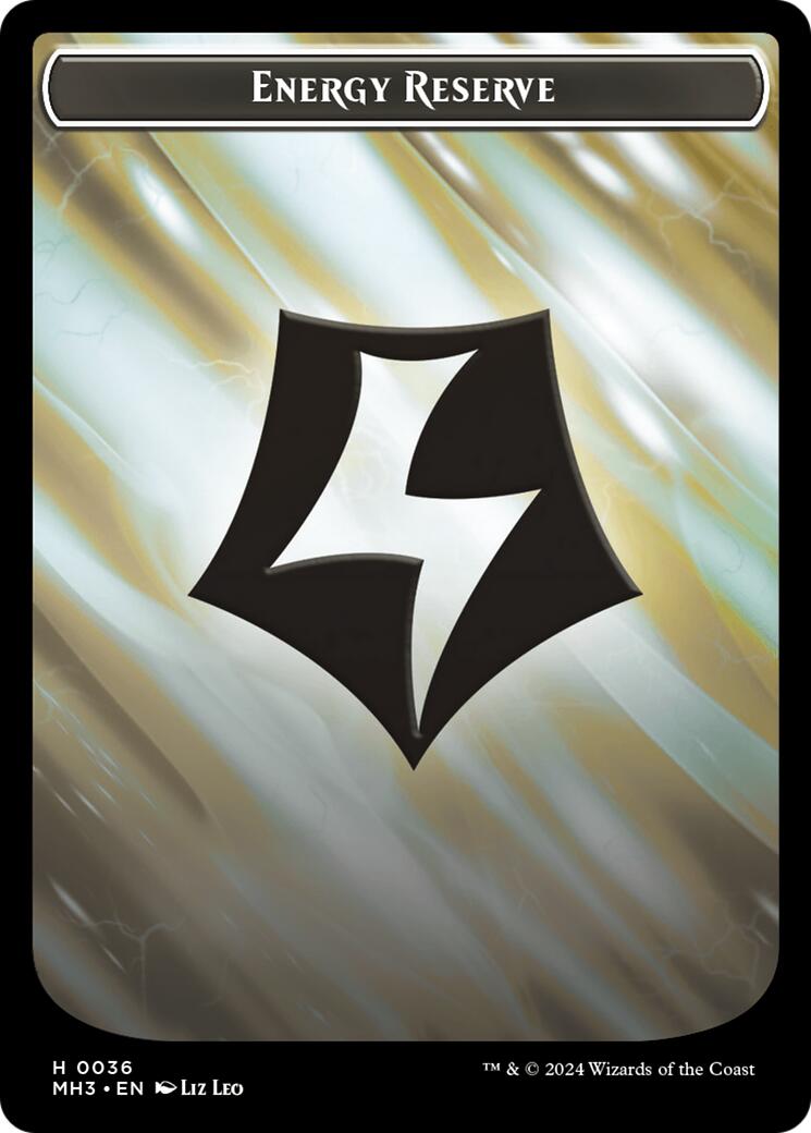 Angel // Energy Reverse Double-Sided Token [Modern Horizons 3 Tokens] | Gear Gaming Bentonville
