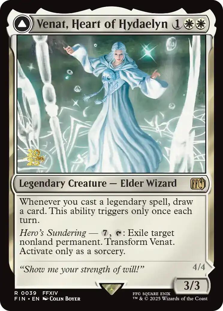 Venat, Heart of Hydaelyn // Hydaelyn, the Mothercrystal [FINAL FANTASY Prerelease Promo] | Gear Gaming Bentonville