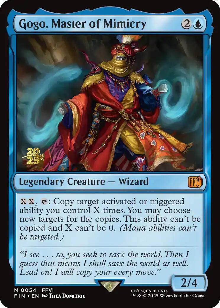 Gogo, Master of Mimicry [FINAL FANTASY Prerelease Promo] | Gear Gaming Bentonville
