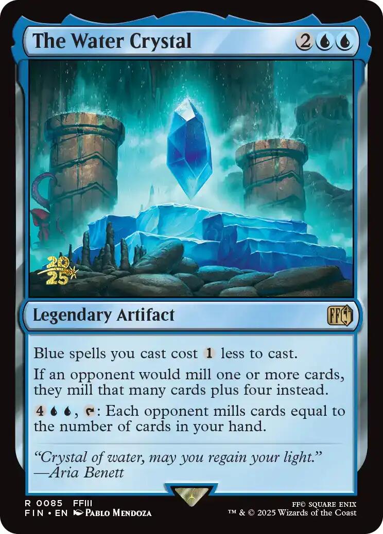 The Water Crystal [FINAL FANTASY Prerelease Promo] | Gear Gaming Bentonville