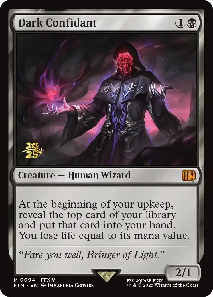 Dark Confidant [FINAL FANTASY Prerelease Promo] | Gear Gaming Bentonville
