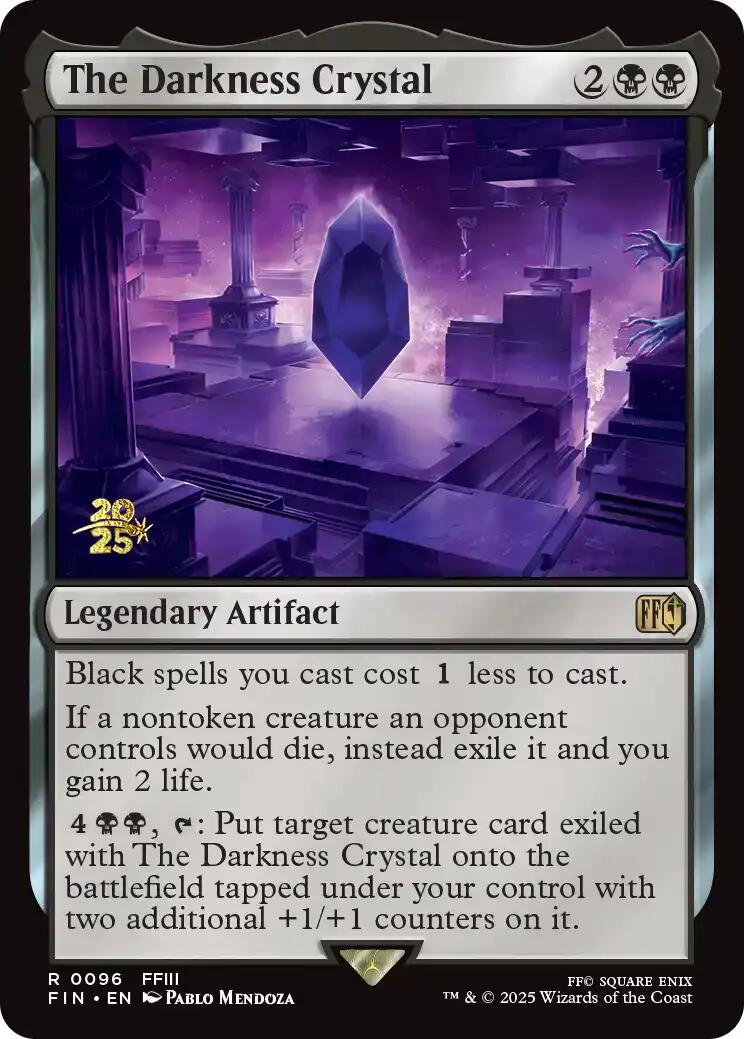 The Darkness Crystal [FINAL FANTASY Prerelease Promo] | Gear Gaming Bentonville