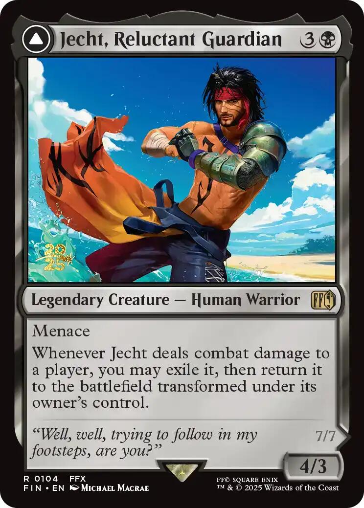 Jecht, Reluctant Guardian // Braska's Final Aeon [FINAL FANTASY Prerelease Promo] | Gear Gaming Bentonville
