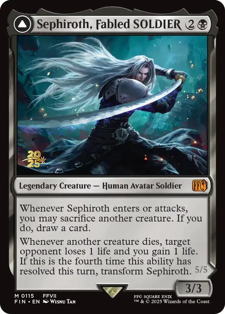 Sephiroth, Fabled SOLDIER [FINAL FANTASY Prerelease Promo] | Gear Gaming Bentonville